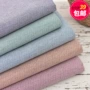 Vải cotton vải mềm mại 糯 nhỏ lưới tốt đầu tiên nhuộm quần áo quần váy áo sơ mi quần áo trẻ em của nhãn hiệu DIY vải cotton gai