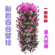 Mô phỏng Lily Hoa giả Hoa trang trí phòng khách Treo tường Giỏ hoa vô cực Hoa tím Hoa nho nhân tạo Hoa nguyên thủy - Hoa nhân tạo / Cây / Trái cây