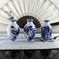 Китайская магнитная сине-белая глина, магнит на холодильник, украшение, китайский стиль, подарок на день рождения