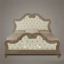 Sang trọng giường Pháp cổ điển đồ nội thất cổ người lớn rắn gỗ giường đôi 1.5 m giường ngủ mẫu giường gỗ đẹp 2020