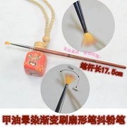 Dụng cụ làm móng tay Nail Stained Brush Gradient Brush Bút hình quạt Lắc phấn gradient bút Vẽ tranh - Công cụ Nail