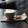 Khay thời trang Châu Âu và Hàn Quốc chạm nổi chạm khắc trà coaster cốc cà phê mat nước coaster tấm gỗ - Tấm đĩa gỗ