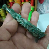 Натуральная мужская курительная трубка из нефрита из натурального камня, подарок на день рождения