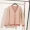 2018 mùa thu mới của Hàn Quốc jacquard lỏng đơn ngực V-Cổ đan cardigan áo khoác nữ áo len ZB1736AG