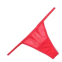 Ý nổi tiếng của phụ nữ eo thấp gợi cảm thong lưới màu đỏ lớn lễ hội mờ đồ lót mỏng đai t quần quần xì giấy