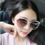 2017 new hồng sunglasses nữ hipster sunglasses nữ khuôn mặt tròn lớn màu đen kính mát hộp kính lái xe retro kính râm cận