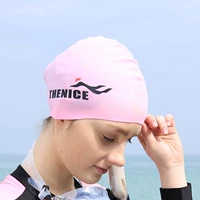 THENICE snorkeling mũ bơi Mũ bơi silicone Thiết bị bơi thoải mái snorkeling Mũ bơi Sambo bột - Mũ bơi 	mũ bơi ko ướt tóc	