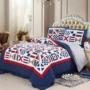 Giặt bông cao cấp theo phong cách châu Âu của Mỹ được giặt và chần bằng khăn trải giường ba mảnh bốn mảnh mùa hè mát mẻ - Trải giường bộ drap giường giá rẻ