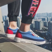 Tide cửa hàng 2018 mùa xuân mới giày thấp sneakers trai Hàn Quốc phiên bản của xu hướng hoang dã ren giày thường