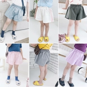 Cô gái mùa hè quần short 2018 trẻ em mới của quần áo năm quần mùa hè nước ngoài phiên bản Hàn Quốc của phần mỏng của trẻ nhỏ mặc quần
