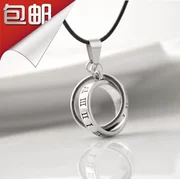 Vòng cổ nam Titan thép nam Mặt dây chuyền Phiên bản Hàn Quốc Cá tính Thời trang Trang sức Nghệ thuật Vòng cổ - Nhẫn