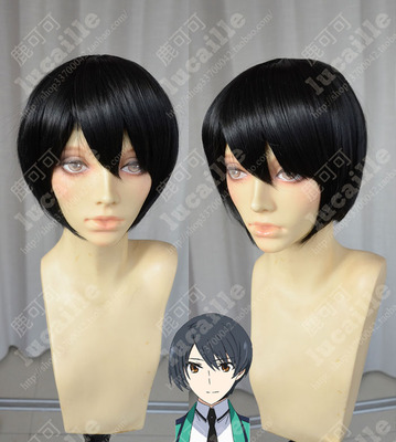 taobao agent The inferior students of the Magic High School Watanabe Watanabe Moly Black Black Short COS Wig