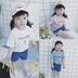 Cô gái mùa hè 2018 mới bé ngắn tay T-Shirt trẻ em mỏng cotton Hàn Quốc phiên bản của nhóm mùa hè giá mua-9.9 nhân dân tệ Áo thun