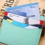 Hàn quốc phiên bản của thời trang tài liệu thẻ xe buýt bộ ví nổ ví TIỀN CLIP ví nam đứng