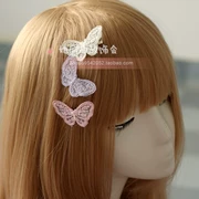 Clip làm bằng tay ren tự làm nơ phụ kiện tóc mũ trùm đầu Liu Hai clip bên clip hệ thống Nhật Bản - Phụ kiện tóc