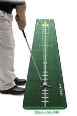 обучающее устройство для гольфа 顺丰 韩国zen正反顺逆四速天鹅绒毯家用室内推杆练习毯可设定坡度