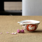 Nhật Bản nhập khẩu bát đĩa gốm sứ ngọc thỏ miệng vẽ tay hộ gia đình bát nhỏ nước sốt vàng bát - Đồ ăn tối