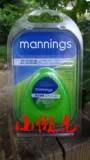 Mannings Wanning Mint Dental Vegetarian 60m Ultra -Fine Fresh Mint Приправленная зубная нить чистый зубной зуб Visa виза зуб
