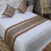 Khách sạn sao bộ đồ giường khách sạn giường bìa giường cờ đơn giản hiện đại giường dải trang trí cao cấp khăn giường bán buôn Trải giường
