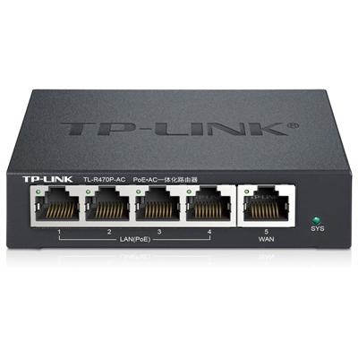 TP-Link Enterprise Router TL-R470P-AC 48V Стандартный POE Home Router AC Manager