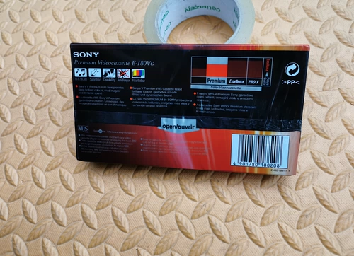 Special Sony Sony E180 минут VHS Videy Tape Blank Video Old Video Tape