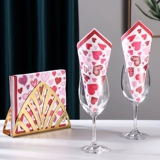 Цветной печатный обеденный стол Рисунок ткань, салфетка ресторан свадьба брак на брак чисто деревянная бумага из гостиничной бумаги Использование бумаги