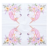 INS WINTE UNICORNS Цветные бумажные полотенца