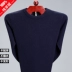 Được sản xuất từ ​​áo len cashmere của Erdos City, áo len cổ tròn màu trung tính, áo len cổ lọ màu đỏ áo len nam Kéo qua