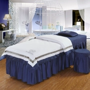 Đơn giản cao cấp khăn trải giường cotton gia đình bốn chung quản lý làm đẹp da thẩm mỹ viện dầu gội đầu massage bedspread châu Âu - Trang bị tấm
