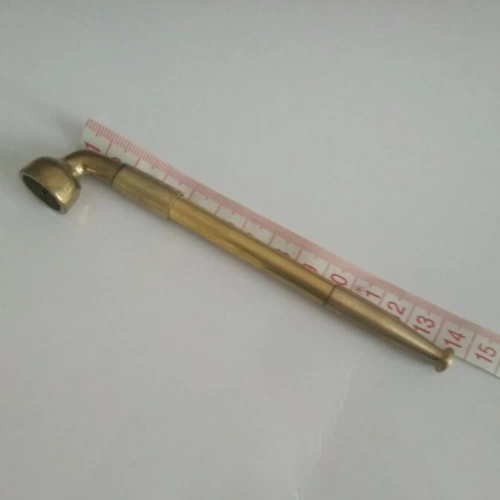 Чистая медная телескопическая сигаретная мешок старого в стиле сухой дым пакет с сигарет с сигарет сигарет сигарет сигарет сигарет с борьбой с сухой дымом сумки дым шелковой сигарет ведро