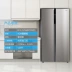 Midea Beauty BCD-525WKPZM (E) chuyển đổi tần số không có sương giá tiết kiệm năng lượng tại nhà mở tủ lạnh hai cửa - Tủ lạnh tủ lạnh aqua 50l Tủ lạnh