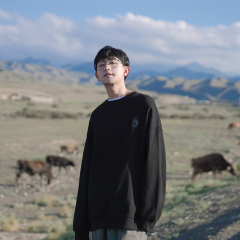 韓版加絨衛衣寬鬆男士圓領落肩印花港味休閒over潮牌學生外套