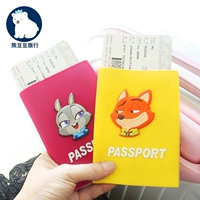 Мультяшная милая сумка для паспорта для путешествий, чехол для паспорта, защитный чехол, картхолдер, бумажник, Южная Корея