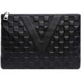 Большая маленькая сумка клатч для отдыха, бумажник, из натуральной кожи, коллекция 2023