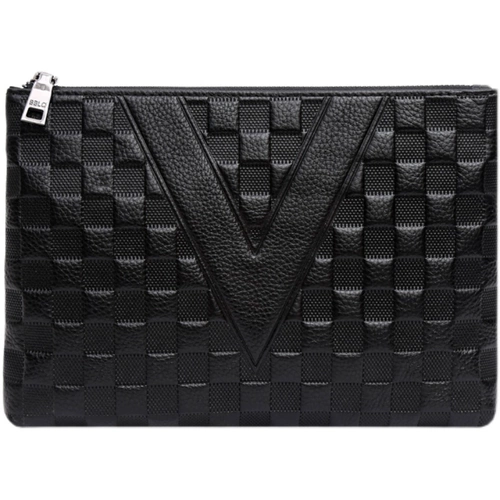 Большая маленькая сумка клатч для отдыха, бумажник, из натуральной кожи, коллекция 2023