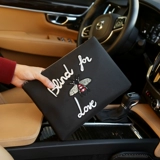 Водонепроницаемая маленькая сумка клатч, сумка с петлей на руку, бумажник, коллекция 2023, ткань оксфорд, с вышивкой