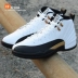Air Jordan 12 CNY 3M Joe AJ12 Trung Quốc giới hạn giày bóng rổ cao trắng đen năm 881427-122 giày thể thao giá rẻ Giày bóng rổ