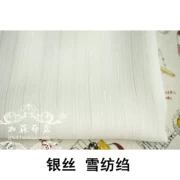 Bạc trắng nửa giá mét voan crepe vải vải quần áo Trung Quốc áo khoác váy đầm phụ cos cổ - Vải vải tự làm