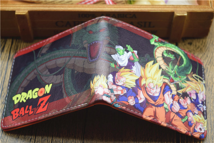 Longzhu ACartoon comic Dragon Ball DRAGONBALL Sun WuKong Saiya people PU student children wallet free shipping