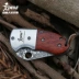 Ngoài trời Damascus Folding Dao Swiss Sharp Mini Pocket Công cụ nhỏ Tự vệ Chiến tranh đặc biệt Sabre di động chính hãng