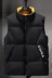 300 kg mùa đông thêm xuống lông vest cộng với phân bón để tăng mỡ lỏng áo vest vai bông lớn vest nam - Áo vest cotton