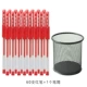 Красная гелевая ручка, металлический держатель для ручек, 60 шт