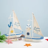 Деревянная модель корабля, ручка, лодка, DIY, стиль