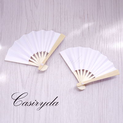 taobao agent 【Spot goods】Destiny silk wire*bjd/dd/mdd ancient style blank mini folding fan DIY light bamboo bone fan