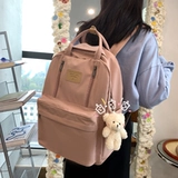 Высококачественный ранец, брендовый вместительный и большой рюкзак, сумка через плечо, в корейском стиле, для средней школы, подходит для студента