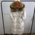2018 mùa đông mới Hàn Quốc phiên bản của cổ áo lông thú lớn đoạn dài trên eo eo của phụ nữ chống mùa giải phóng mặt bằng ấm mùa đông xuống áo khoác Xuống áo khoác
