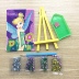 Trẻ em của mẫu giáo câu đố diy kim cương sáng tạo dot dán tranh phim hoạt hình nguyên liệu handmade cô gái đồ chơi Handmade / Creative DIY