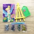 Trẻ em của mẫu giáo câu đố diy kim cương sáng tạo dot dán tranh phim hoạt hình nguyên liệu handmade cô gái đồ chơi làm đồ chơi mầm non Handmade / Creative DIY