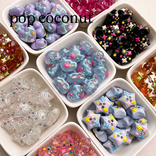 Акриловая наклейка, браслет из бисера ручной работы, ожерелье, аксессуар, бусины, аксессуары, DIY