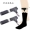 Vớ chống trượt garter đen jk bê bê vớ vớ chân vòng nữ Nhật Bản gợi cảm ống chân với trang sức - Nịt Tất